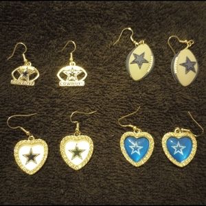 Dallas Cowboys Earrings bundle